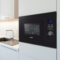 Sealey Baridi Integrated Microwave Oven with Grill 25L Capacity 900W - Black