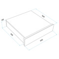 Baridi Integrated Warming Drawer 60cm - Black/Stainless Steel