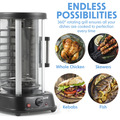 Sealey DH216 Baridi Vertical 360� Rotisserie Smokeless Grill 21L Capacity