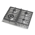 Sealey DH225 Baridi Gas Hob with 4 Cooking Zones 60cm - Stainless Steel