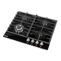 Sealey DH226 Baridi Gas Hob with 4 Cooking Zones 60cm - Black