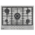 Sealey DH227 Baridi Gas Hob with 5 Cooking Zones 70cm - Stainless Steel