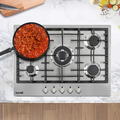 Sealey DH227 Baridi Gas Hob with 5 Cooking Zones 70cm - Stainless Steel