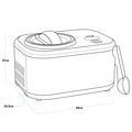 Sealey DH240 Baridi Automatic Churning Ice Cream Machine 1.5L - Black