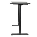 Sealey Dellonda Carbon Fibre Effect Electric Height Adjustable Standing Desk, 1400 x 700mm Dual Motor 100kg