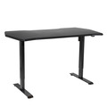 Sealey Dellonda Single Motor Ultra-Quiet Adjustable-Height Electric Sit/Stand Desk - Carbon Fibre Effect Desktop