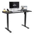Sealey Dellonda Single Motor Ultra-Quiet Adjustable-Height Electric Sit/Stand Desk - Carbon Fibre Effect Desktop