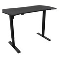 Sealey Dellonda Single Motor Ultra-Quiet Adjustable-Height Electric Sit/Stand Desk - Carbon Fibre Effect Desktop