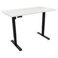 Sealey DH244 Dellonda White Electric Height Adjustable Standing Desk with Memory, Quiet, 1400x700mm