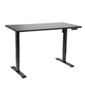 Sealey Dellonda Black Electric Height Adjustable Standing Desk with Memory, Quiet, 1400x700mm