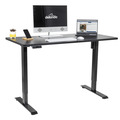 Sealey Dellonda Black Electric Height Adjustable Standing Desk with Memory, Quiet, 1400x700mm