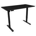 Sealey Dellonda Black Electric Height Adjustable Standing Desk with Memory, Quiet, 1400x700mm