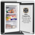 Sealey DH251 Baridi 55cm Undercounter Freezer with Adjustable Thermostat, 85L - Black