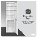 Baridi 70/30 Low Frost Fridge Freezer 157L Capacity - White