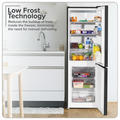 Baridi 47cm 70/30 Fridge Freezer, 157L Capacity Low Frost