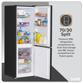 Baridi 47cm 70/30 Fridge Freezer, 157L Capacity Low Frost