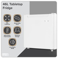Sealey DH256 Baridi Tabletop Fridge with Ice Box, 46L Capacity, Adjustable Thermostat - White