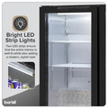 Sealey DH272 Baridi Hinged Double Door, Back Bar Drinks Fridge/Cooler, 190L Capacity
