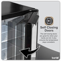 Sealey DH272 Baridi Hinged Double Door, Back Bar Drinks Fridge/Cooler, 190L Capacity