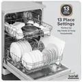 Sealey DH280 Baridi Regular Sized Freestanding Dishwasher 60cm Wide 13 Place Settings - Silver