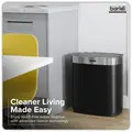 Sealey DH281 Sensor Bin 50L - Black/Stainless Steel