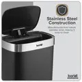 Sealey DH282 Sensor Bin 65L - Black/Stainless Steel