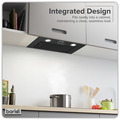 Sealey DH285 Baridi Cooker Hood with 5 Layer Filter 52cm - Black