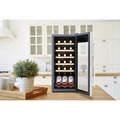 Baridi 18 Bottle Wine Fridge & Cooler - Stainless Steel