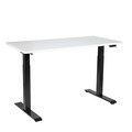 Sealey Dellonda White Electric Height Adjustable Standing Desk, 1400 x 700mm Dual Motor 100kg