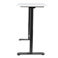 Sealey Dellonda White Electric Height Adjustable Standing Desk, 1400 x 700mm Dual Motor 100kg
