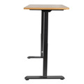 Sealey Dellonda Oak Electric Height Adjustable Standing Desk, 1400 x 700mm Dual Motor 100kg