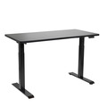Sealey Dellonda Black Electric Height Adjustable Standing Desk, 1400 x 700mm Dual Motor 100kg