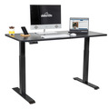 Sealey Dellonda Black Electric Height Adjustable Standing Desk, 1400 x 700mm Dual Motor 100kg