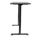 Sealey Dellonda Black Electric Height Adjustable Standing Desk, 1400 x 700mm Dual Motor 100kg