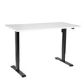 Sealey Dellonda Single Motor Ultra-Quiet Adjustable-Height Electric Sit/Stand Desk - White Desktop