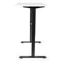 Sealey Dellonda Single Motor Ultra-Quiet Adjustable-Height Electric Sit/Stand Desk - White Desktop
