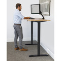 Sealey Dellonda Oak Electric Adjustable-Height Standing Desk with Memory, Quiet & Fast 1400 x 700mm