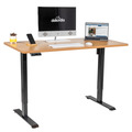 Sealey Dellonda Oak Electric Adjustable-Height Standing Desk with Memory, Quiet & Fast 1400 x 700mm
