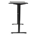 Sealey Dellonda Carbon Fibre Effect Electric Height Adjustable Standing Desk with Memory, Quiet, 1400 x 700mm