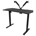 Sealey Dellonda Carbon Fibre Effect Electric Height Adjustable Standing Desk with Memory, Quiet, 1400 x 700mm