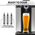 Sealey DH49 Baridi Mini Keg Draft Beer Dispenser Tap with Integrated Cooling 5L Capacity
