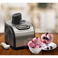 Baridi Ice Cream, Gelato & Sorbet Machine with Fast-Freeze Compressor Cooling 1.5L Capacity