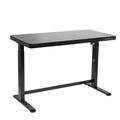Sealey Dellonda Single Motor Ultra-Quiet Electric Desk with Control Panel, USB Port & Drawer - Black Desktop