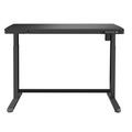 Sealey Dellonda Single Motor Ultra-Quiet Electric Desk with Control Panel, USB Port & Drawer - Black Desktop