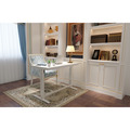 Sealey Dellonda Single Motor Ultra-Quiet Electric Desk with Control Panel, USB Port & Drawer - White Desktop