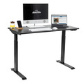 Sealey Dellonda Single Motor Ultra-Quiet Adjustable-Height Electric Sit/Stand Desk - Black Desktop