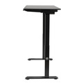 Sealey Dellonda Single Motor Ultra-Quiet Adjustable-Height Electric Sit/Stand Desk - Black Desktop