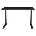 Sealey Dellonda Single Motor Ultra-Quiet Adjustable-Height Electric Sit/Stand Desk - Black Desktop
