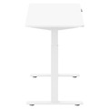 Sealey DH56 Dellonda Single Motor Ultra-Quiet Adjustable-Height Electric Sit/Stand Desk - White Desktop