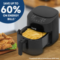 Sealey DH60 Baridi Single Zone Air Fryer with 8 Preset Functions 3.5L Capacity